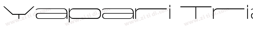 Yapari Trial ExtBd E字体转换